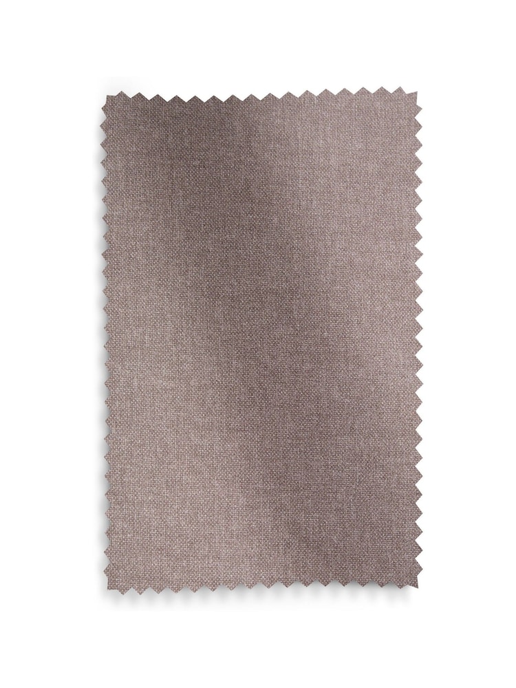 Mink Natural Sumptuous Velvet Eyelet Lined Curtains - Image 5 of 5