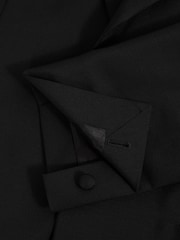 Reiss Black Rabello Wool-Mohair Slim Fit Single Breasted Tuxedo Jacket - Image 6 of 7