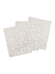 Hallmark White 3 Large Wendy Jones-Blackett Foil Heart Gift Bags - Image 3 of 6