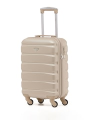 Flight Knight 55x35x20cm 4 Wheel ABS Hard Case Cabin Carry On Hand Luggage - Image 1 of 7