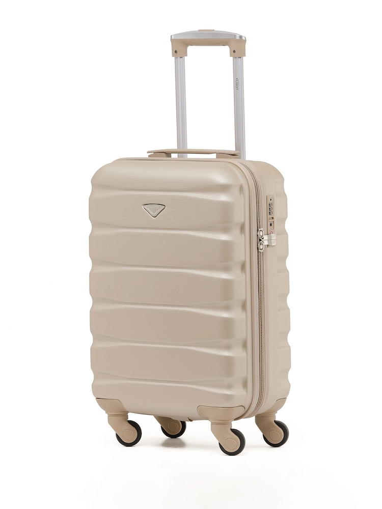 Flight Knight 55x35x20cm 4 Wheel ABS Hard Case Cabin Carry On Hand Luggage - Image 1 of 7