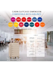Flight Knight 55x35x20cm 4 Wheel ABS Hard Case Cabin Carry On Hand Luggage - Image 7 of 7