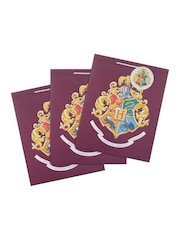 Hallmark Brown 3 Large Harry Potter Hogwarts Crest Gift Bags - Image 3 of 5
