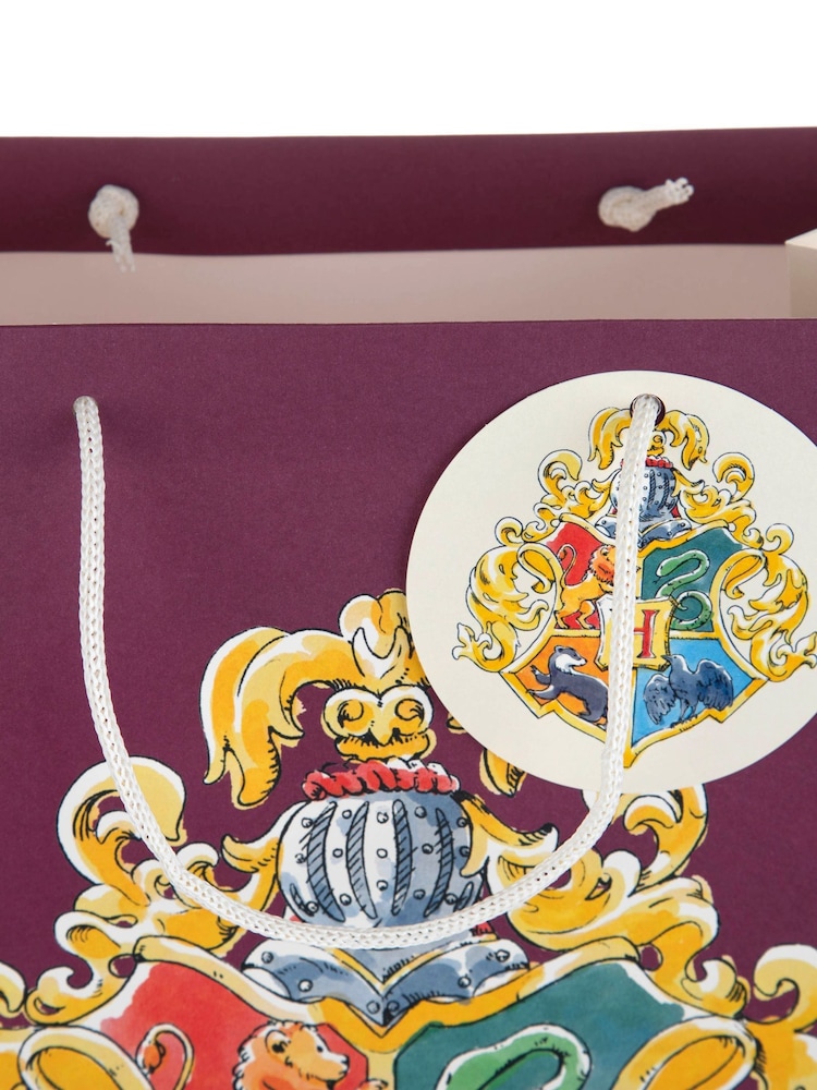 Hallmark Brown 3 Large Harry Potter Hogwarts Crest Gift Bags - Image 5 of 5 Hallmark Brown 3 Large Harry Potter Hogwarts Crest Gift Bags - Image 5 of 5