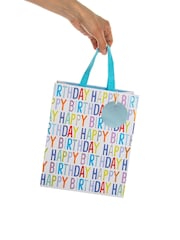 Hallmark Blue 3 Medium Wendy Jones-Blackett Birthday Gift Bags - Image 4 of 6