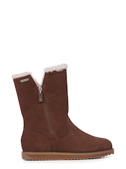 EMU Australia Oak Waterproof Suede Sheepskin Lined Ankle Boot - Image 1 of 6