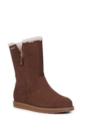 EMU Australia Oak Waterproof Suede Sheepskin Lined Ankle Boot - Image 2 of 6