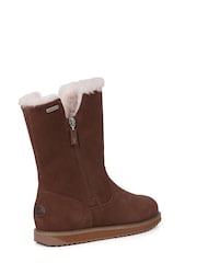 EMU Australia Oak Waterproof Suede Sheepskin Lined Ankle Boot - Image 3 of 6