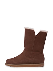 EMU Australia Oak Waterproof Suede Sheepskin Lined Ankle Boot - Image 4 of 6