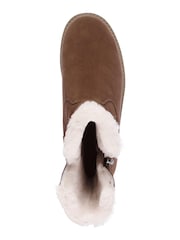 EMU Australia Oak Waterproof Suede Sheepskin Lined Ankle Boot - Image 5 of 6
