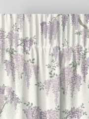 Laura Ashley Lavender Wisteria Made to Measure 100% Cotton Curtains - Image 6 of 9