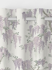 Laura Ashley Lavender Wisteria Made to Measure 100% Cotton Curtains - Image 7 of 9