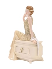 Widdop Gold Broadway Belles Gatsby Trinket Box - Image 2 of 3