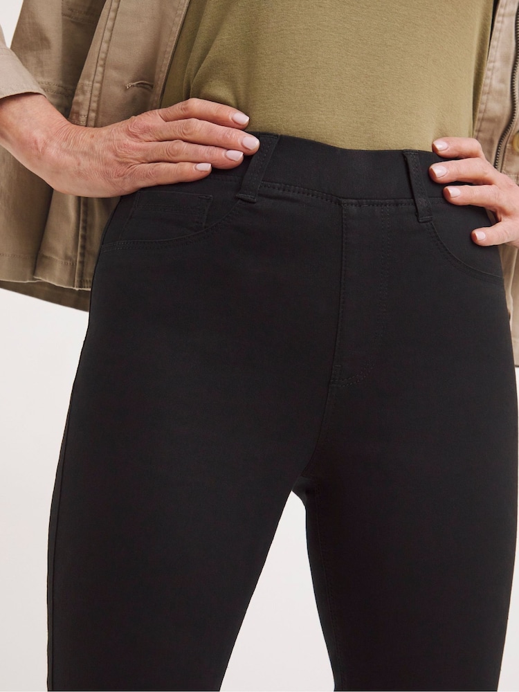 JD Williams Black Slim Leg Jeggings - Image 4 of 4