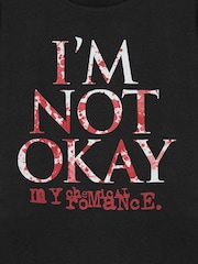 Vanilla Underground Black My Chemical Romance I'm Not Okay Short Sleeved T-Shirt - Image 6 of 6