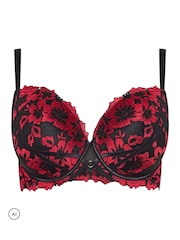 Yours Curve Black Lace Underwired Bra - Image 5 of 6