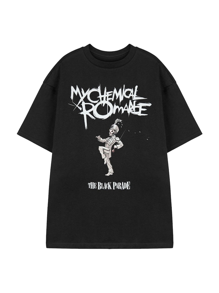 Vanilla Underground Black My Chemical Romance Marching Band Short Sleeved T-Shirt - Image 1 of 6