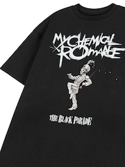 Vanilla Underground Black My Chemical Romance Marching Band Short Sleeved T-Shirt - Image 5 of 6