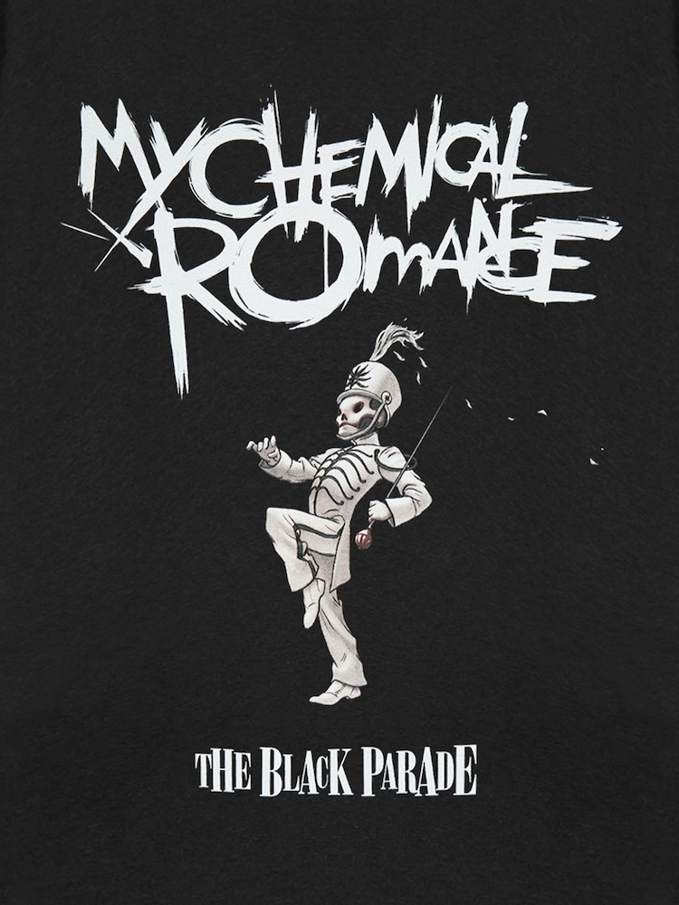 Vanilla Underground Black My Chemical Romance Marching Band Short Sleeved T-Shirt - Image 6 of 6