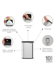 Brabantia Chrome Bo Waste Bin 4L - Image 6 of 6