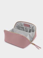Katie Loxton Pink Soho Medium Make Up / Wash Bag - Image 3 of 5