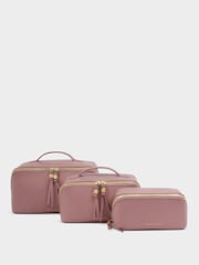 Katie Loxton Pink Soho Medium Make Up / Wash Bag - Image 5 of 5
