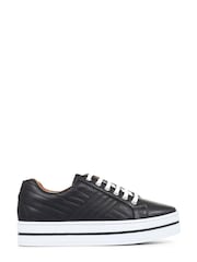 Jones Bootmaker Aliyah Leather Trainers - Image 1 of 5