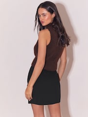 Lipsy Frogging Side Split Mini Skirt - 5의 이미지 4