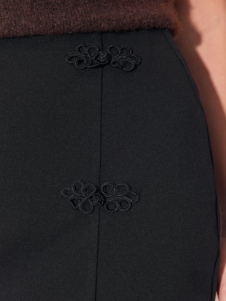 Lipsy Frogging Side Split Mini Skirt - 5의 이미지 5