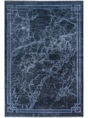 Asiatic Rugs Navy Zehraya Ink Blue Washable Rug - Image 2 of 6