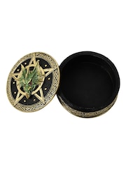 Widdop Gold Round Dragon Trinket Box - Image 3 of 4