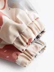 Neutral/Grey Safari Print Baby Packable All-In-One Pramsuit (0mths-2yrs) - Image 6 of 9