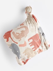 Neutral/Grey Safari Print Baby Packable All-In-One Pramsuit (0mths-2yrs) - Image 9 of 9