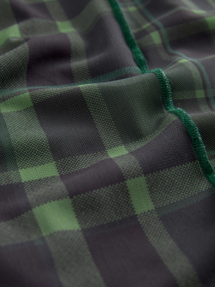 Green Check Mesh Midi Skirt - Image 6 of 6