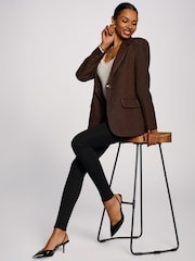 Jolie Moi Oversized Single Breasted Denim Blazer - Imagen 6 de 6