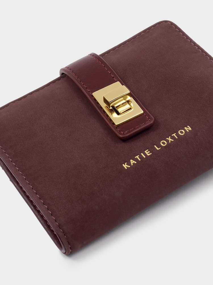 أحمر - محفظة Orin بقفل دوّار من Katie Loxton - صورة 2 من 3 أحمر - محفظة Orin بقفل دوّار من Katie Loxton - صورة 2 من 3