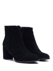 Hush Puppies Black Claridy Suede Boots - Image 6 of 7