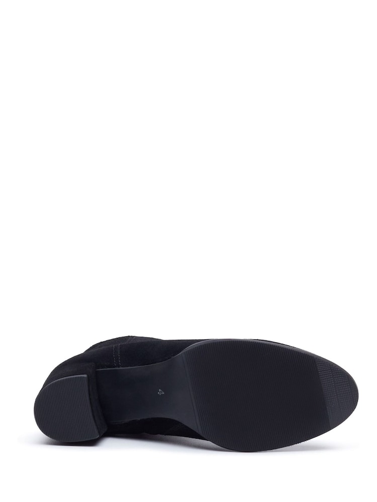 Hush Puppies Black Claridy Suede Boots - Image 7 of 7