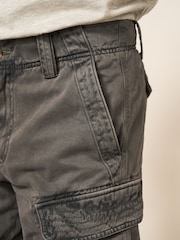 White Stuff Grey 100% Cotton Halsall Cargo Shorts - Image 10 of 15