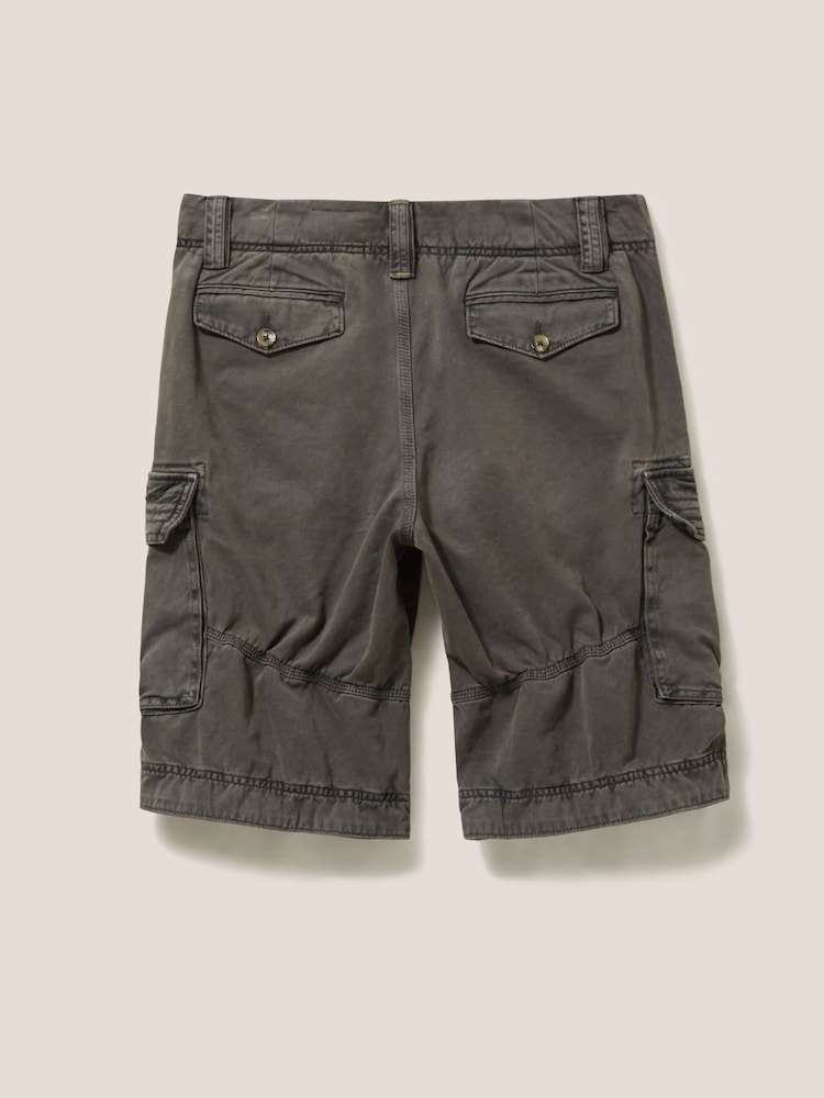 White Stuff Grey 100% Cotton Halsall Cargo Shorts - Image 15 of 15 White Stuff Grey 100% Cotton Halsall Cargo Shorts - Image 15 of 15