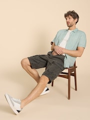 White Stuff Grey 100% Cotton Halsall Cargo Shorts - Image 2 of 8