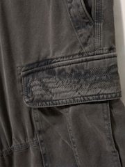 White Stuff Grey 100% Cotton Halsall Cargo Shorts - Image 8 of 8