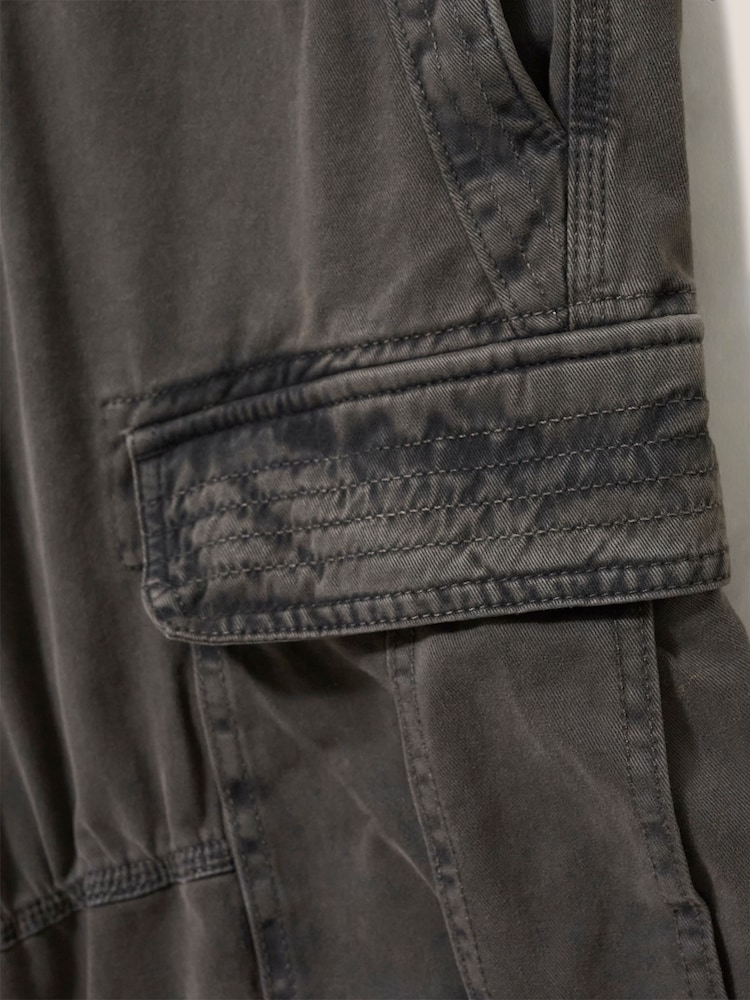 White Stuff Grey 100% Cotton Halsall Cargo Shorts - Image 8 of 8
