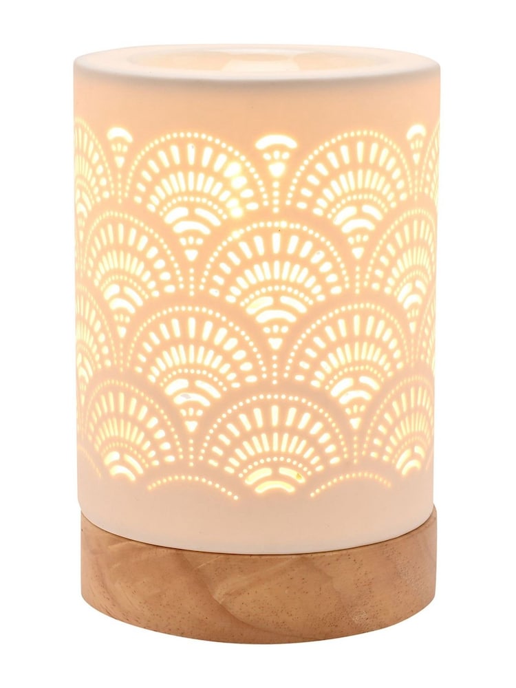 Widdop White Lace Aroma Lamp - Image 1 of 6 Widdop White Lace Aroma Lamp - Image 1 of 6