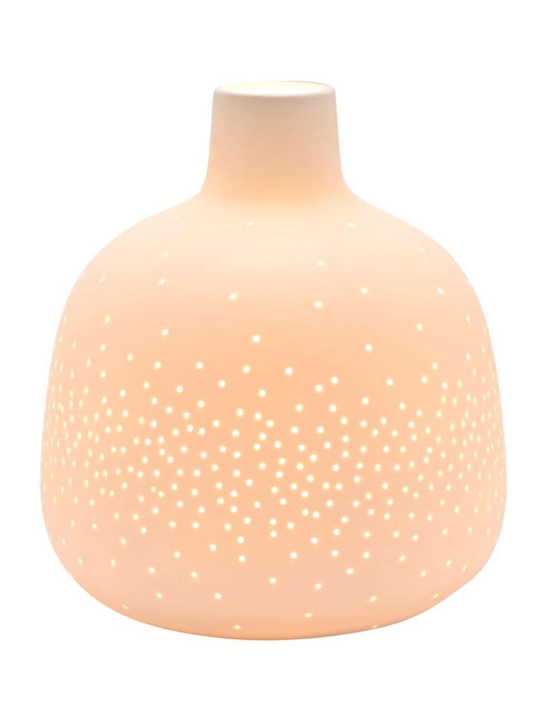 Julian Charles White Hestia Short Ceramic Table Lamp - One Size - Image 4