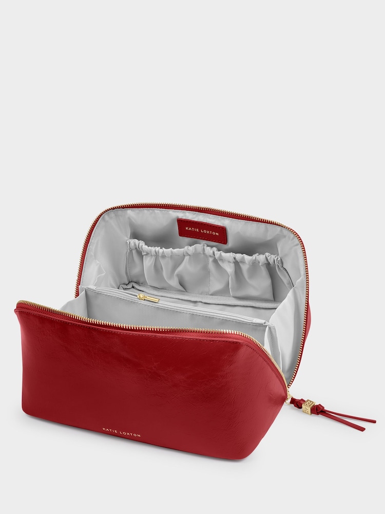 Vermelho brilhante - Katie Loxton Soho Large Make Up / Wash Bag - Imagem 2 de 4