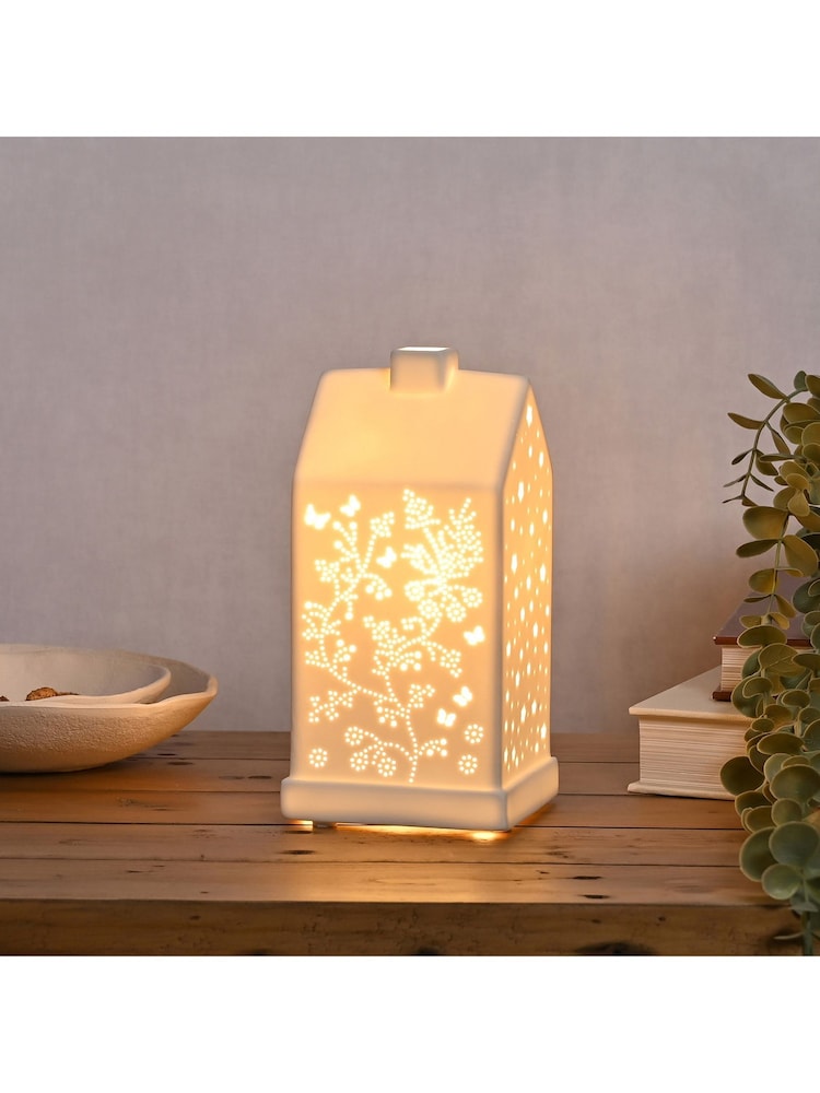 Widdop White Butterfly House Table Lamp - Image 2 of 8 Widdop White Butterfly House Table Lamp - Image 2 of 8