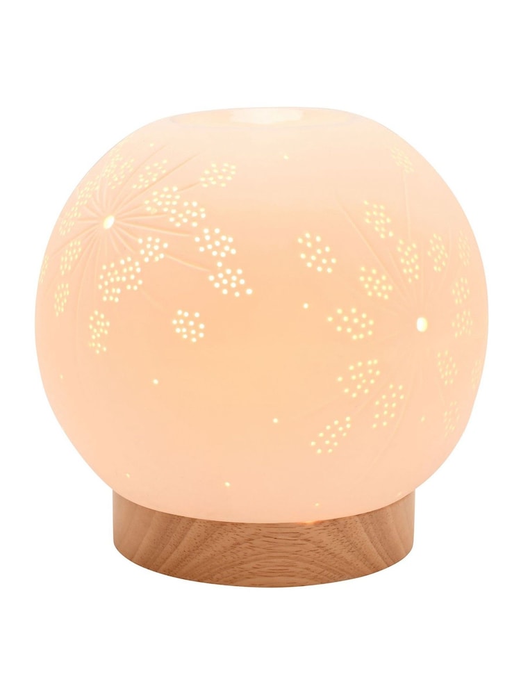 Widdop White Round Dandelion Aroma Lamp - Image 1 of 6 Widdop White Round Dandelion Aroma Lamp - Image 1 of 6