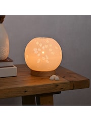 Widdop White Round Dandelion Aroma Lamp - Image 2 of 6