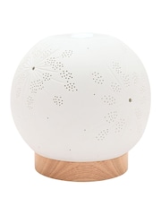 Widdop White Round Dandelion Aroma Lamp - Image 3 of 6
